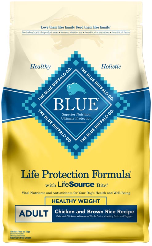 BLUE Life Protection Formula Healthy Weight Chicken & Brown Rice Recipe for Adult Dogs, 6 lb