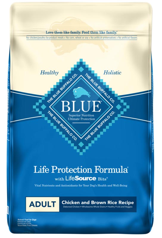 BLUE Life Protection Formula Chicken and Brown Rice Recipe for Adult Dogs, 15 lb