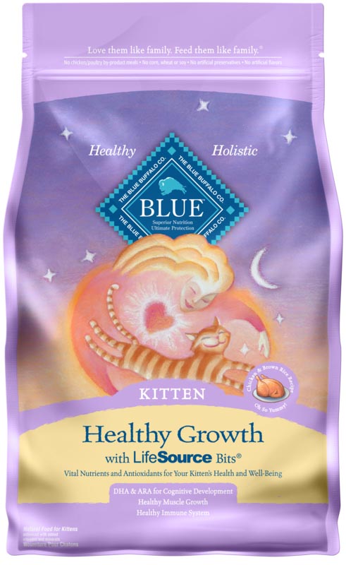 BLUE Healthy Growth Chicken & Brown Rice Recipe For Kittens, 7 lbs
