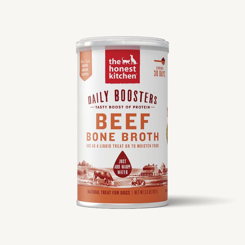 The Honest Kitchen Instant Bone Broth - Beef & Tumeric, 3.6 oz