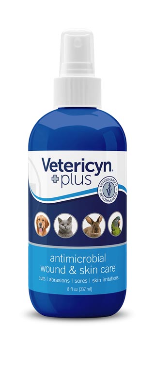 Vetericyn Plus All Animal Wound and Skin Care, 8 oz