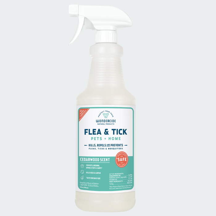 Wondercide Cedarwood Natural Flea & Tick Spray for Pets + Home, 32 oz