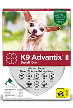 K9 Advantix II For Small Dogs, 4-10 lbs