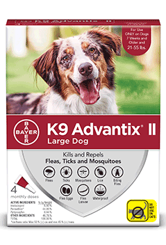 K9 Advantix II For Large Dogs, 21-55 lbs