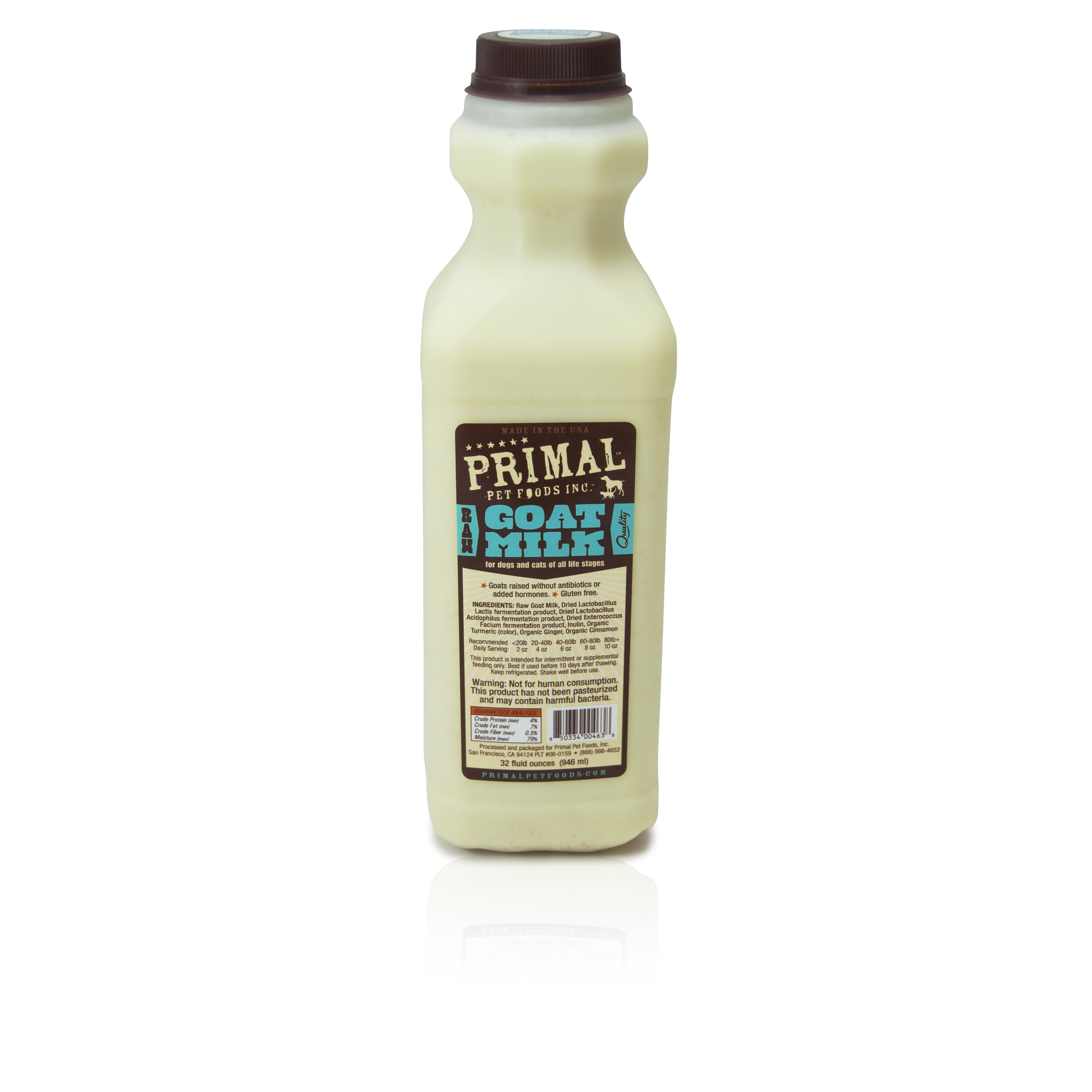 Primal Raw Goat Milk, 32 oz