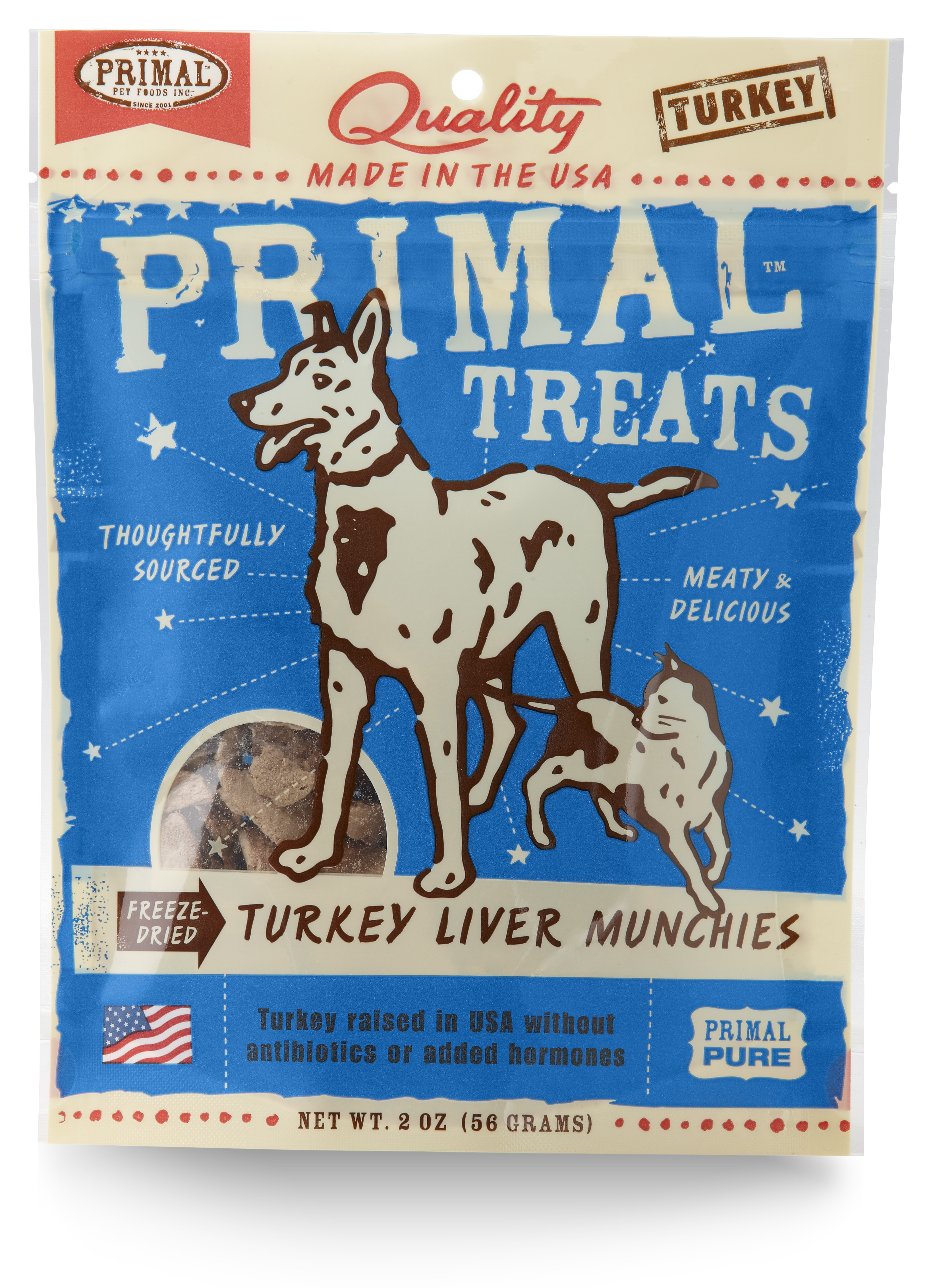 Primal Freeze-Dried Turkey Liver Munchies, 2 oz