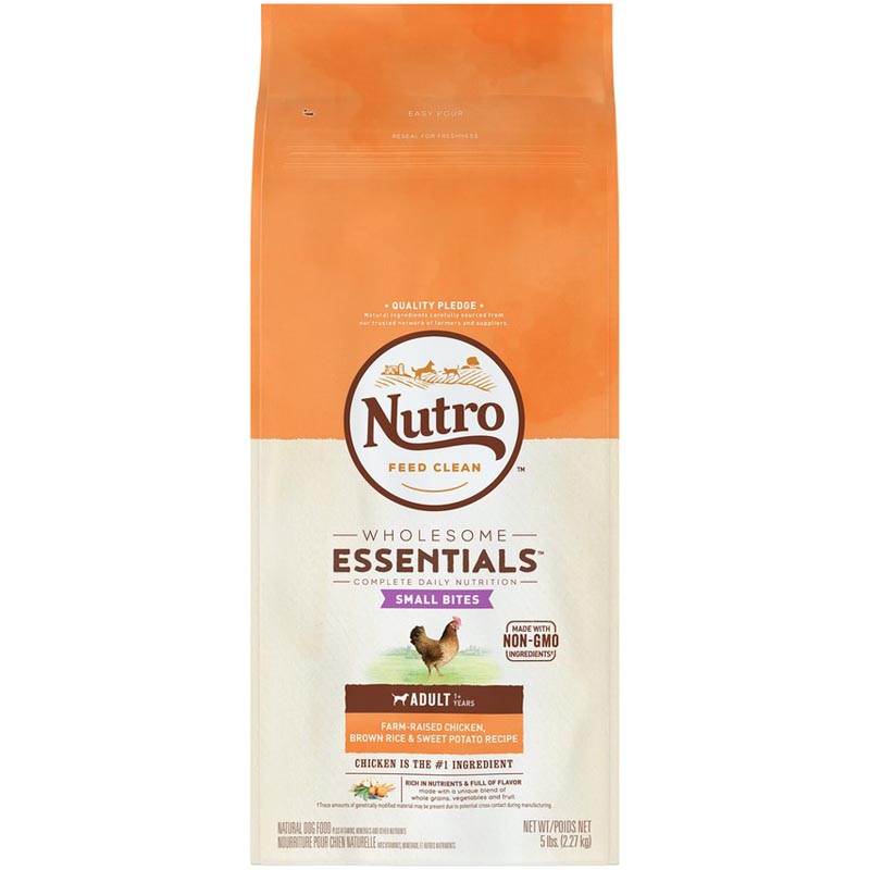 Nutro Wholesome Essentials Small Bites Farm-Raised Chicken, Brown Rice &
