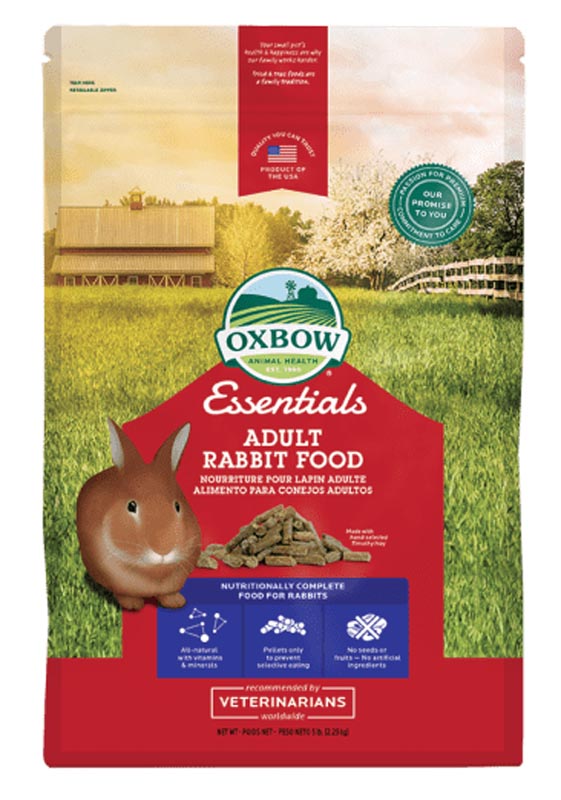 Oxbow Essentials Adult Rabbit Food, 5 lbs