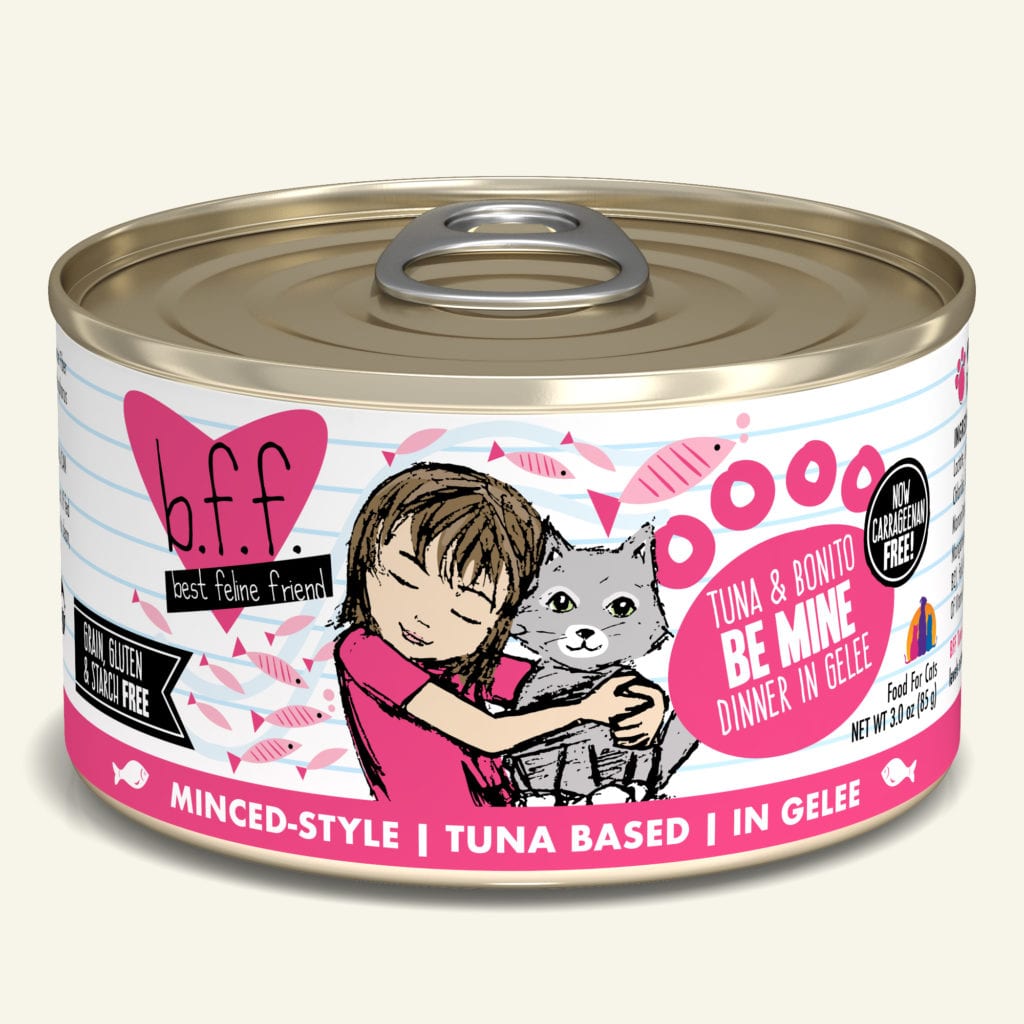 Weruva b.f.f. Tuna & Bonito Be Mine Cat Food, 5.5 oz