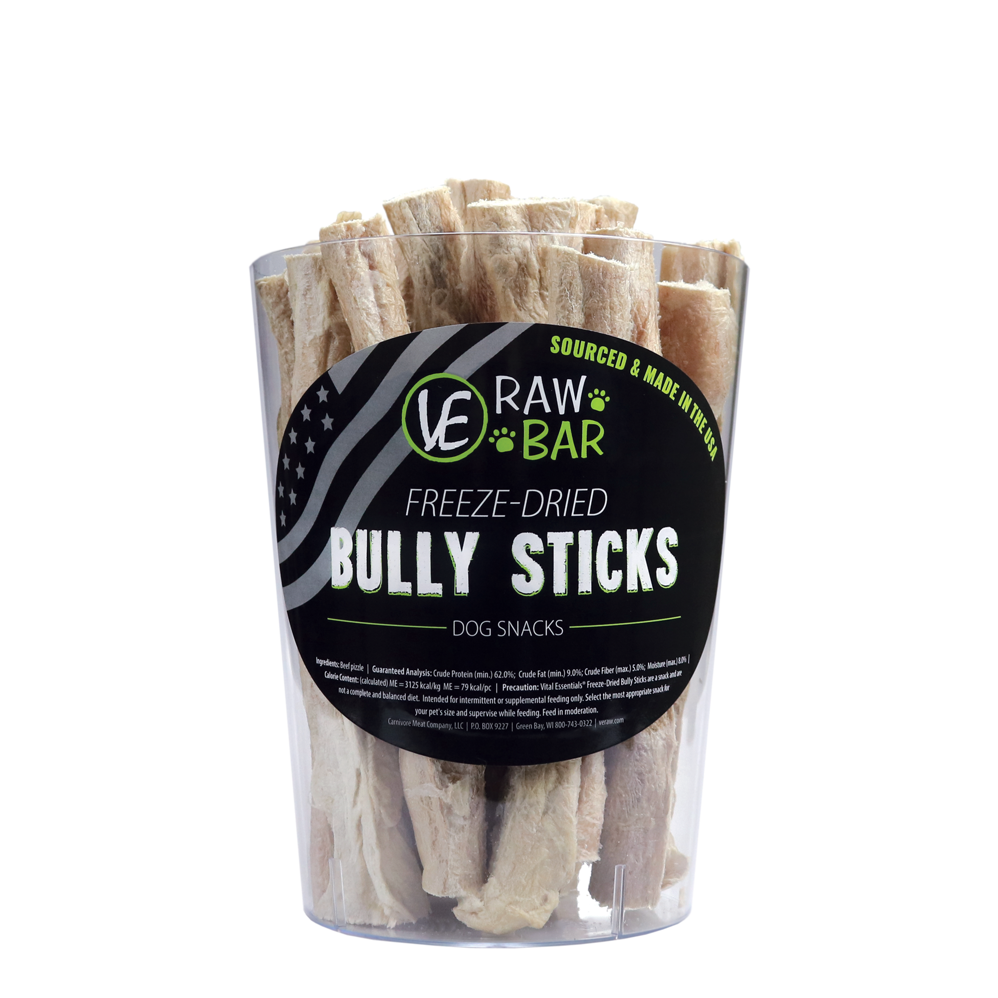 Vital Essentials RAW BAR Freeze-Dried Bully Sticks