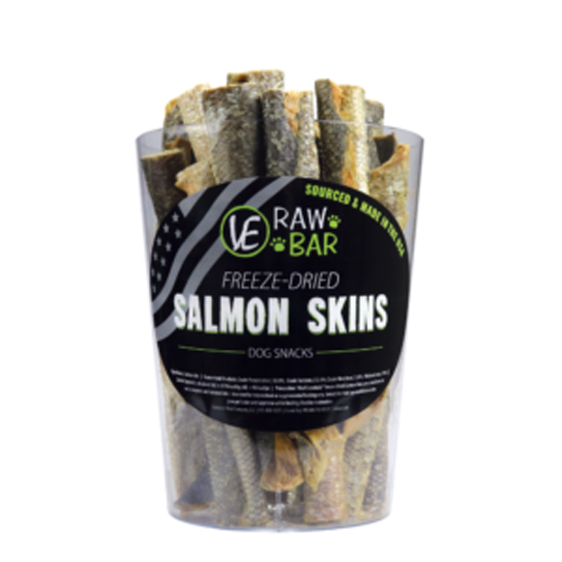 Vital Essentials RAW BAR Freeze-Dried Salmon Skins