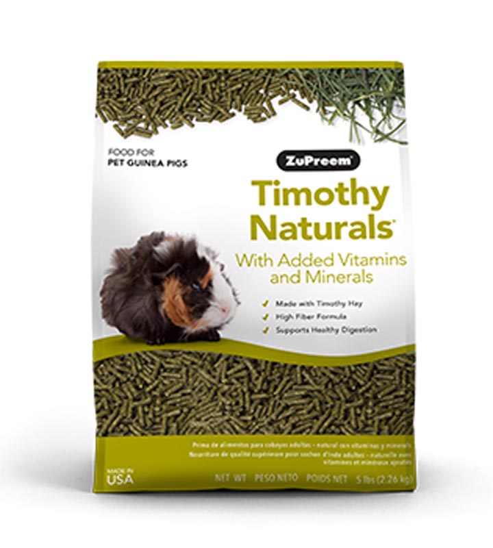 ZuPreem Timothy Naturals Guinea Pig Food, 5 lbs