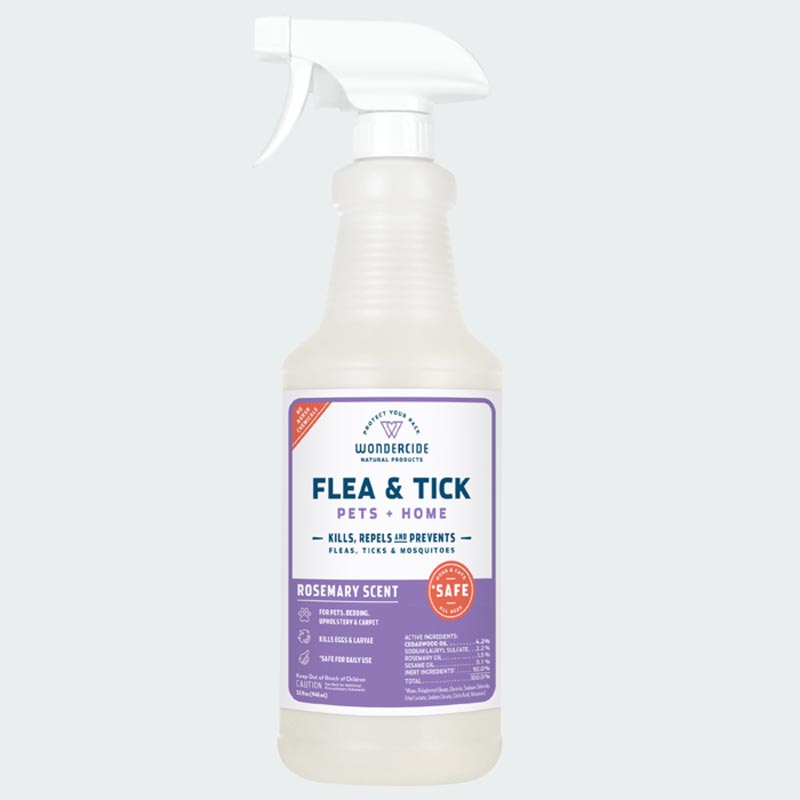 Wondercide Rosemary Natural Flea & Tick Spray for Pets + Home, 32 oz