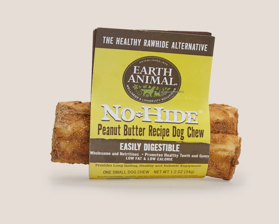 Earth Animal Peanut Butter No-Hide Wholesome Chews - Small