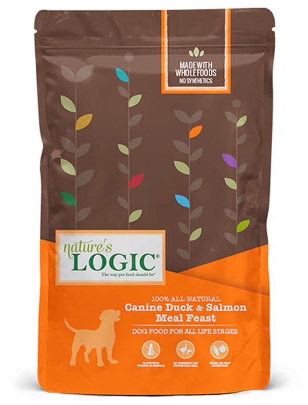 Nature's Logic Canine Duck & Salmon Meal Feast, 25 lbs