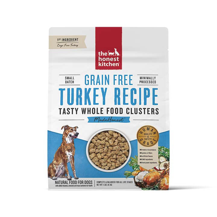 The Honest Kitchen Whole Food Clusters - Grain Free Turkey, 1 lb