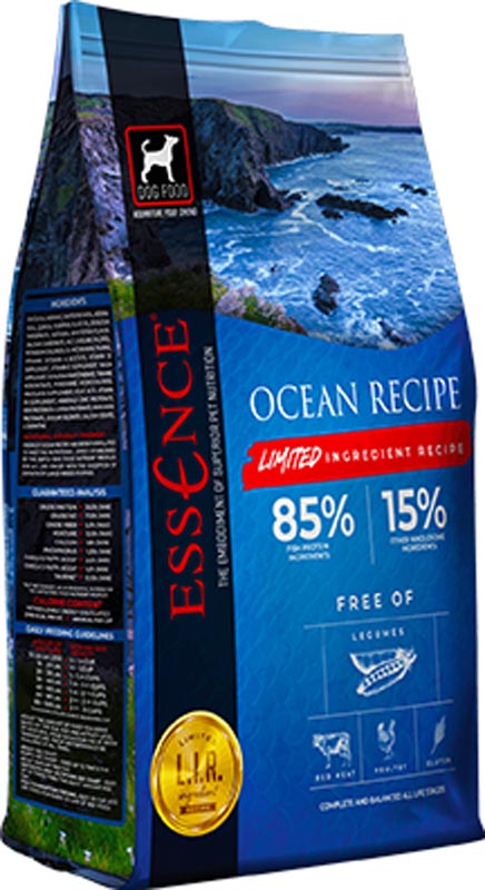 Essence Ocean Limited Ingredient Recipe Dog Food, 12.5 lbs