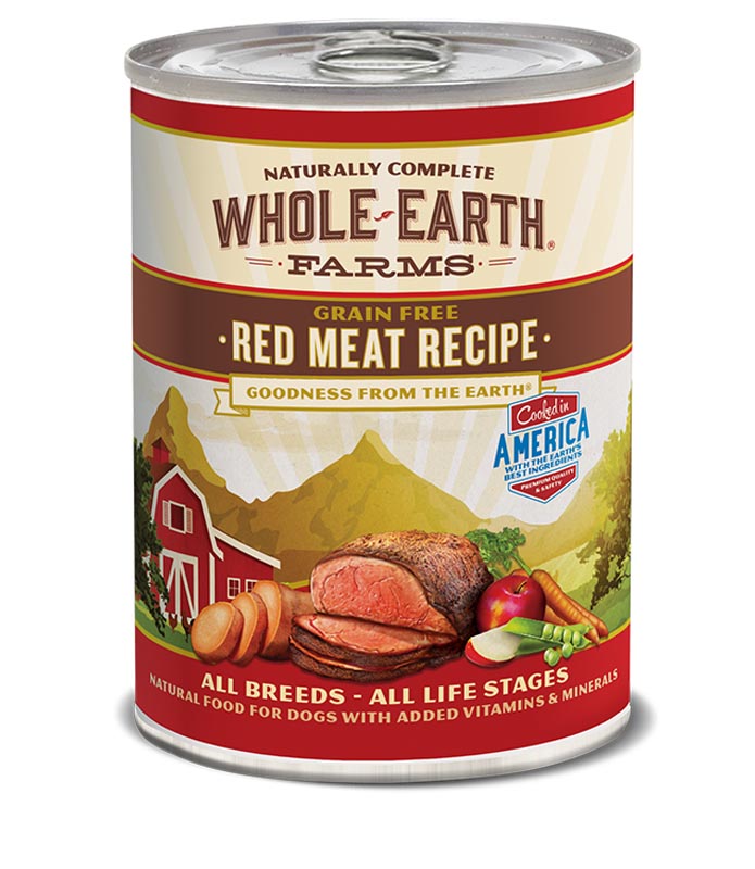 Whole Earth Farms Grain Free Red Meat Recipe for All Life Stages, 12.7 oz