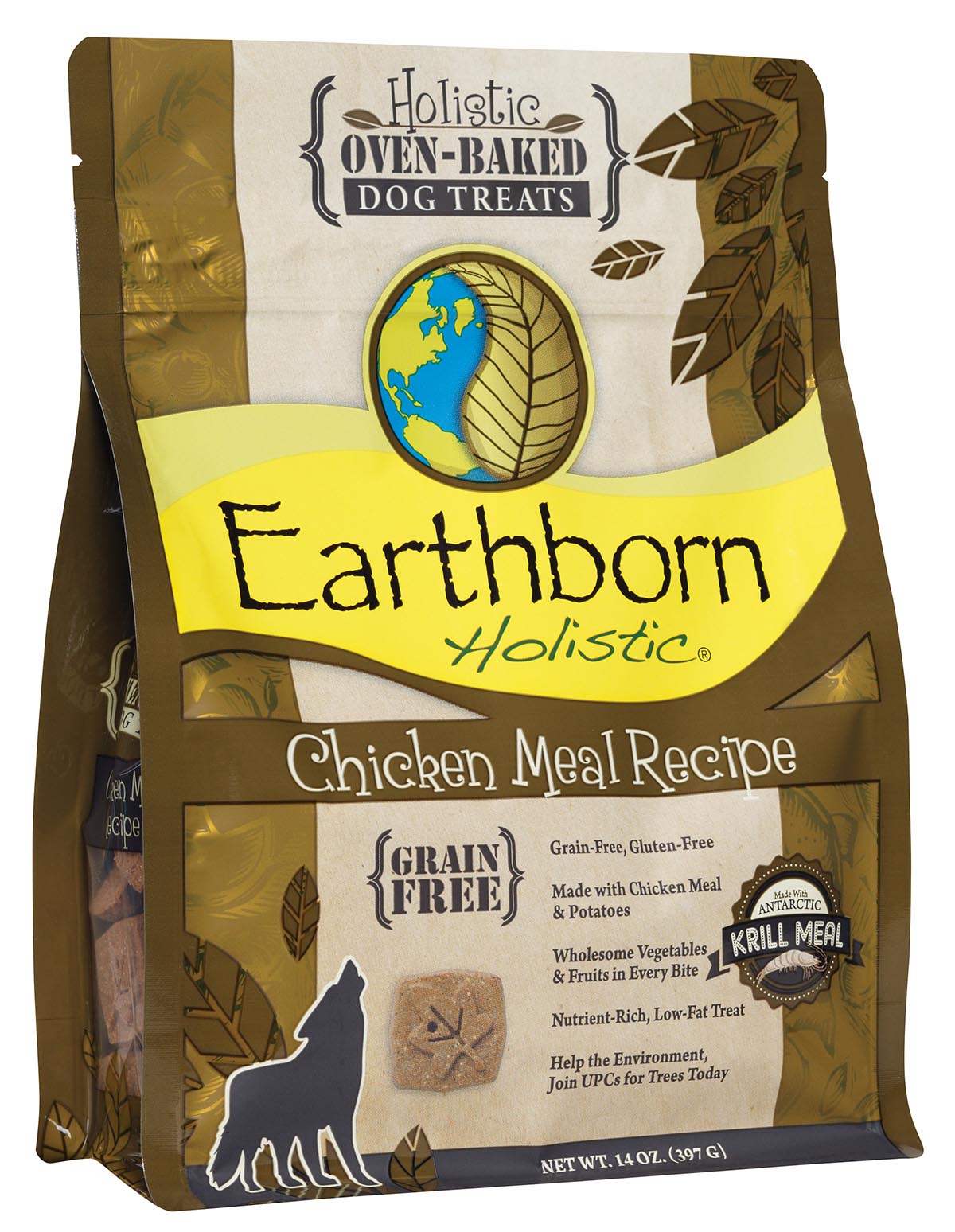 Earthborn Holistic Chicken Meal Recipe Biscuits, 14 oz