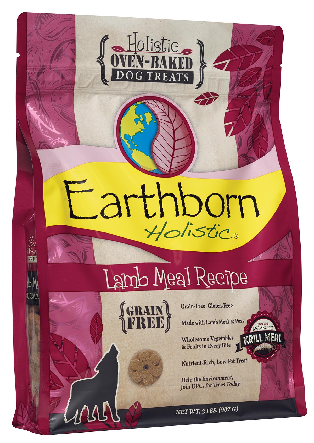 Earthborn Holistic Lamb Meal Recipe Biscuits, 2 lbs