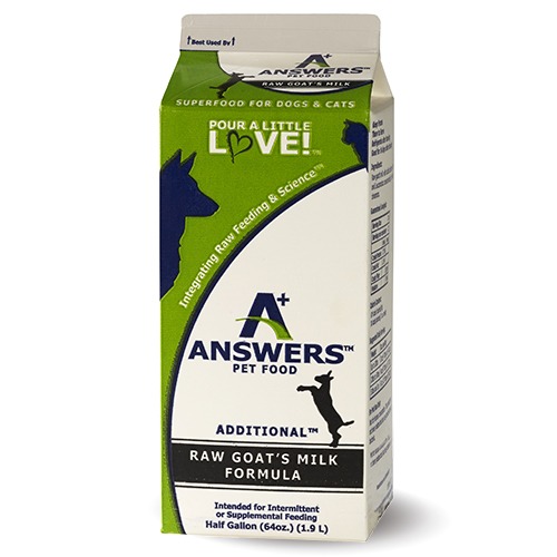 Answers Additional Raw Goat's Milk, 64 oz