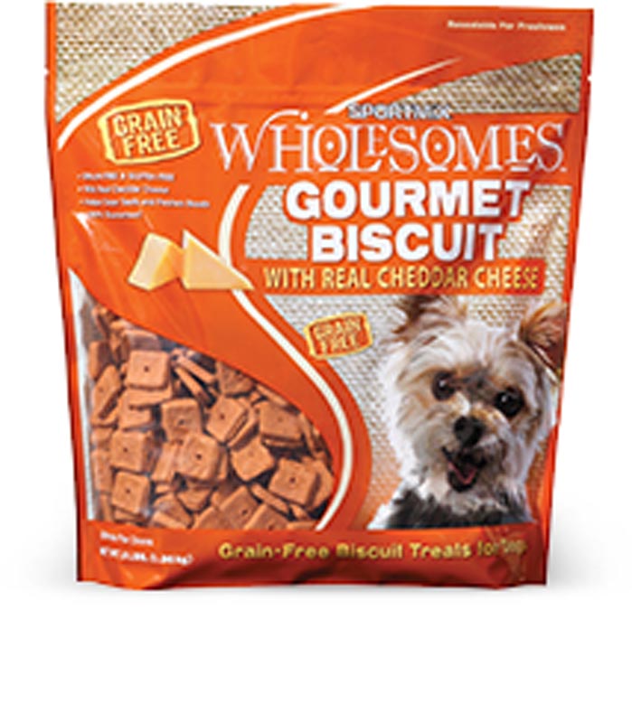 Wholesomes Gourmet Biscuit Treats with Real Cheddar Cheese, 3 lbs