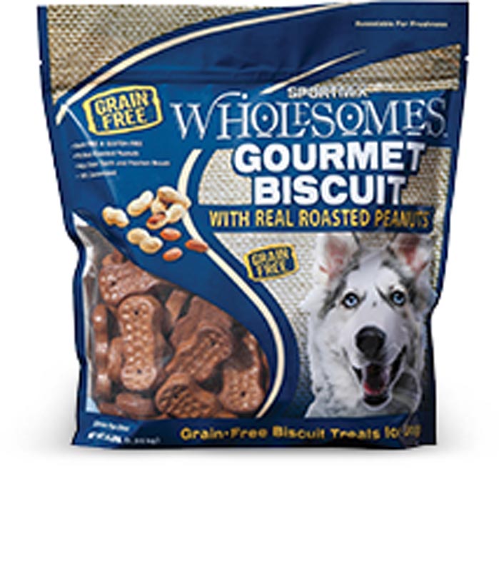 Wholesomes Gourmet Biscuit Treats with Real Roasted Peanuts, 3 lbs