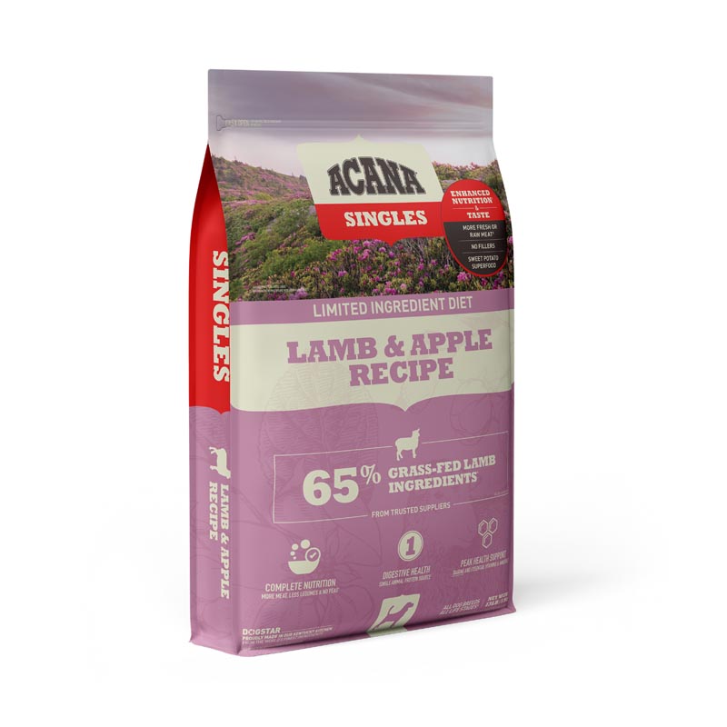 Acana Singles Lamb & Apple Recipe for Dogs, 13 lb