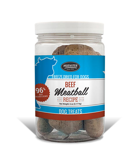 Muenster Freeze-Dried Beef Meatballs, 5 oz
