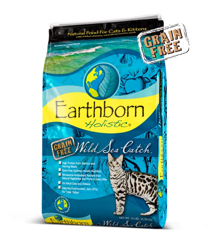 Earthborn Holistic Wild Sea Catch Cat Food, 14 lbs