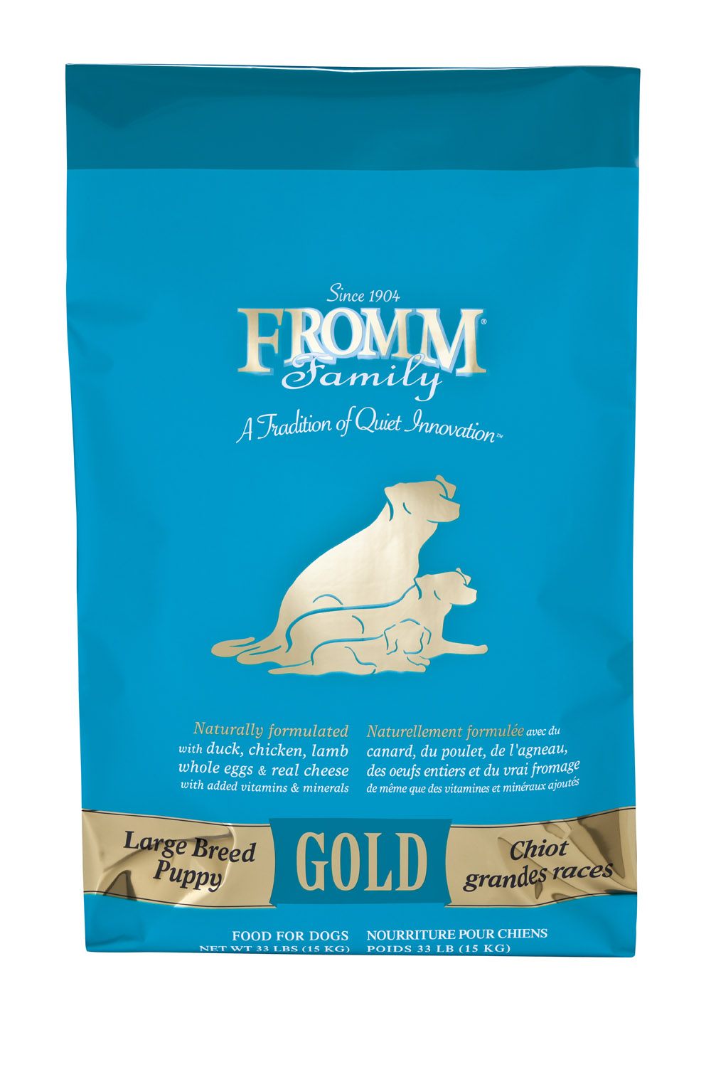 Fromm Family Large Breed Puppy Gold Food for Dogs, 33 lbs