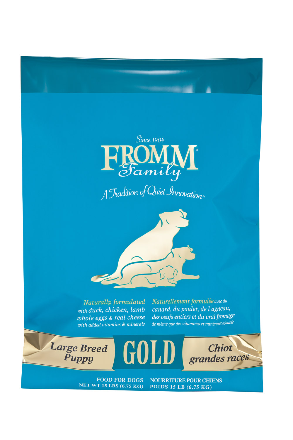 Fromm Family Large Breed Puppy Gold Food for Dogs, 15 lbs