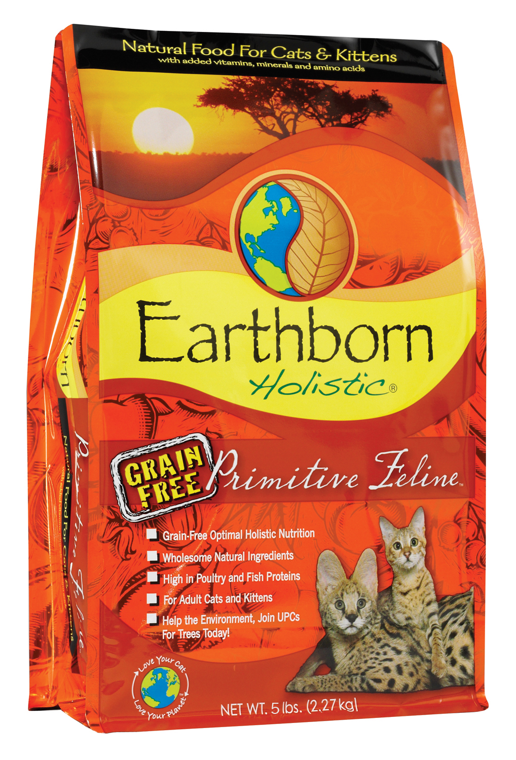 Earthborn Holistic Primitive Feline, 5 lbs