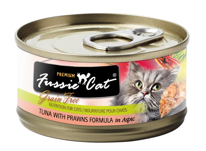 Fussie Cat Tuna with Prawns Formula in Aspic, 2.8 oz