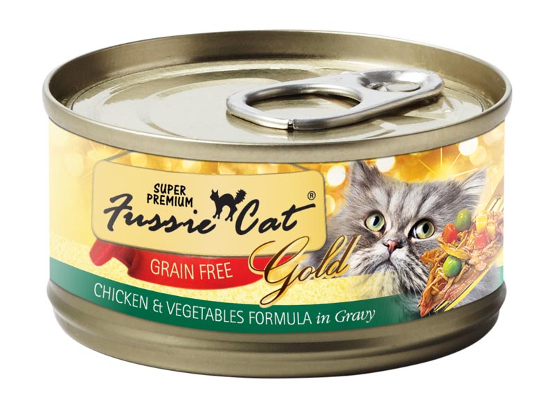 Fussie Cat Chicken & Vegetables Formula in Gravy, 2.8 oz