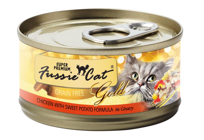 Fussie Cat Chicken with Sweet Potato Formula in Gravy, 2.8 oz