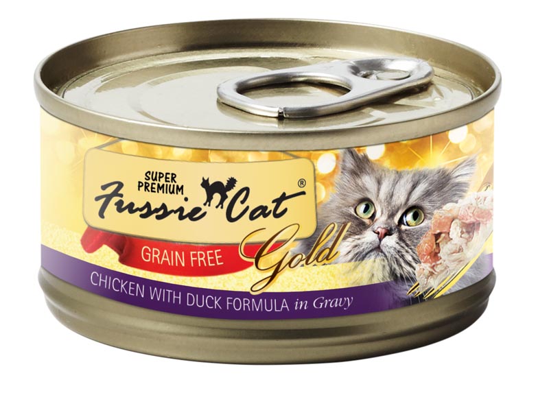 Fussie Cat Chicken with Duck Formula in Gravy, 2.8 oz
