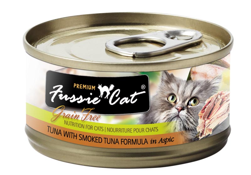 Fussie Cat Tuna with Smoked Tuna Formula in Aspic, 2.8 oz