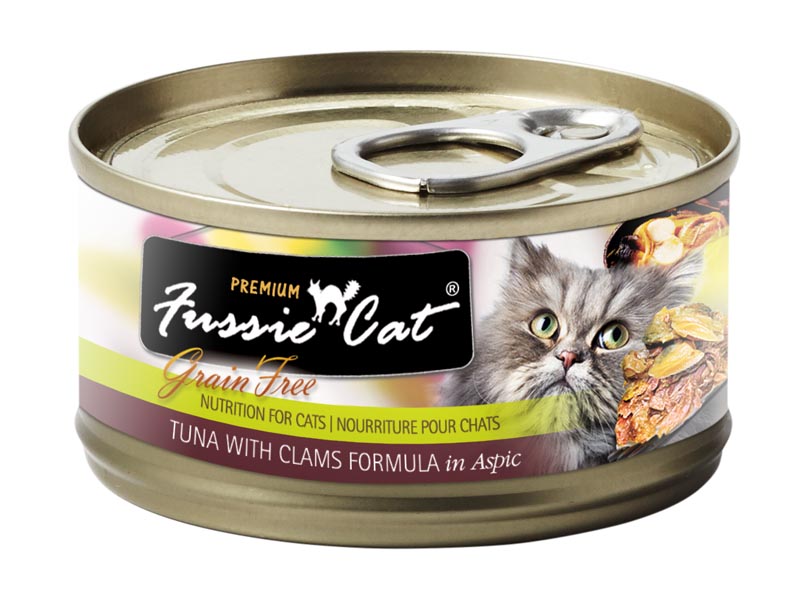 Fussie Cat Tuna with Clams Formula in Aspic, 2.8 oz
