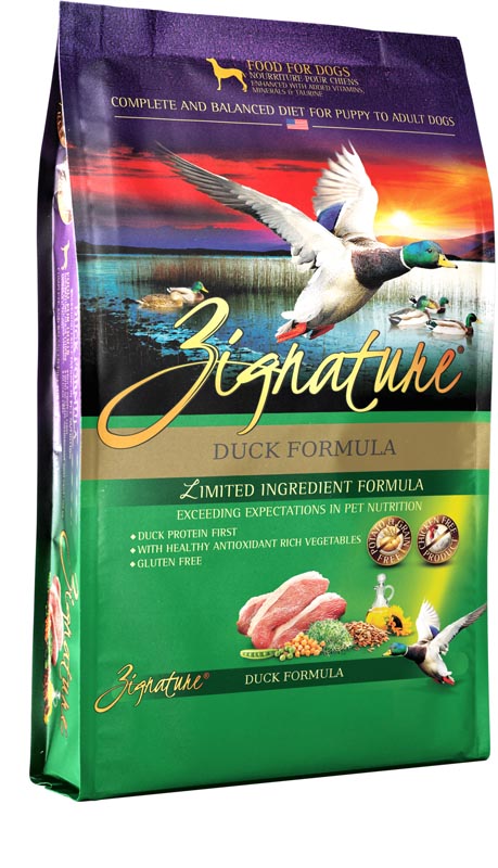 Zignature Duck Dog Food, 4 lbs