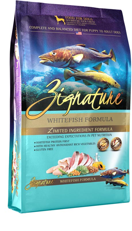 Zignature Whitefish Dog Food, 13.5 lbs