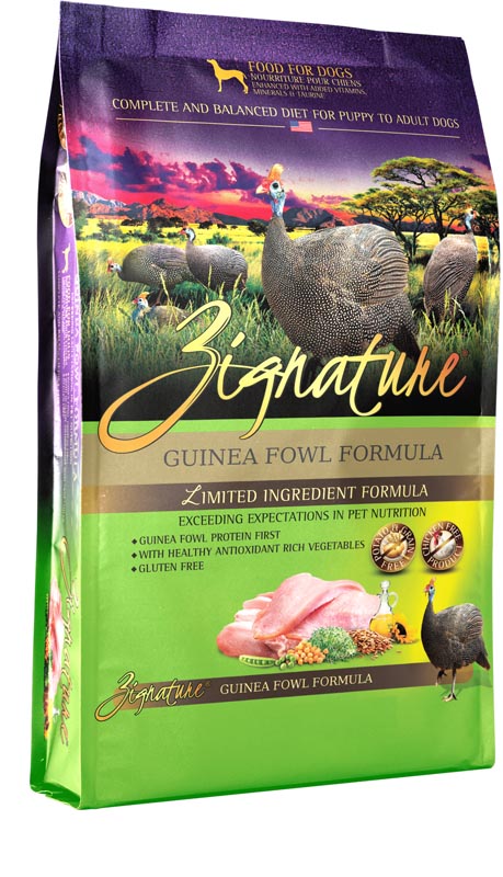 Zignature Guinea Fowl Dog Food, 4 lbs