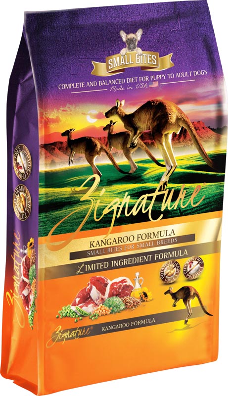 Zignature Kangaroo Small Bite Dog Food, 12.5 lbs