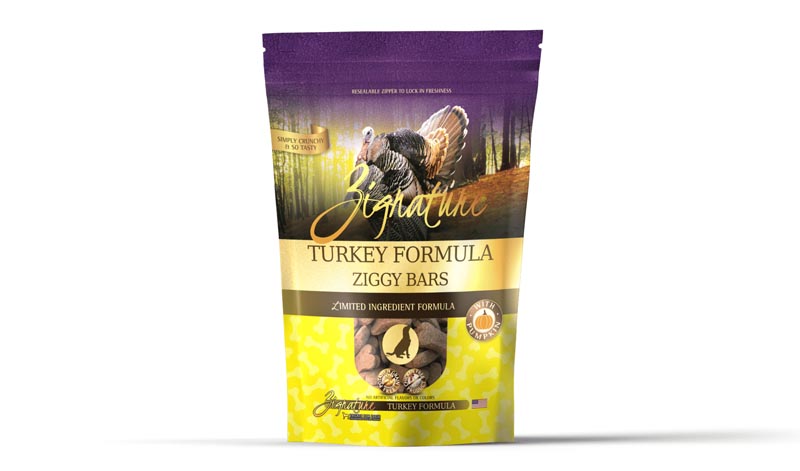 Zignature Ziggy Bars - Turkey Formula, 12 oz