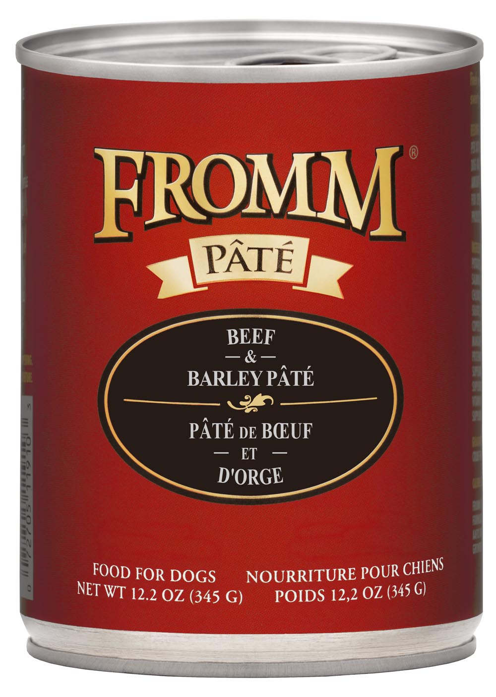 Fromm Beef & Barley Pate Food for Dogs, 12.2 OZ
