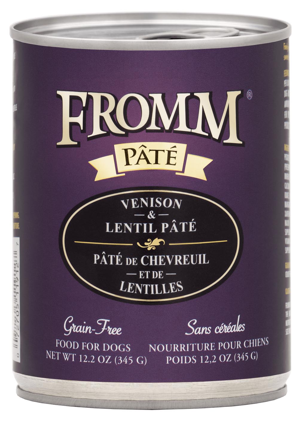 Fromm Venison & Lentil Pate Food for Dogs, 12.2 OZ