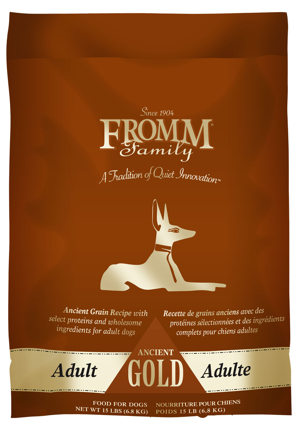 Fromm Family Adult Gold with Ancient Grains for Dogs, 15 lbs