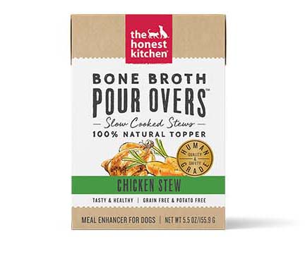 The Honest Kitchen Bone Broth Pour Over - Chicken, 5.5 oz