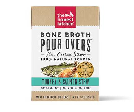 The Honest Kitchen Bone Broth Pour Over - Turkey & Salmon, 5.5 oz