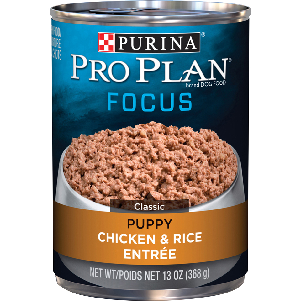 Pro Plan Chicken & Rice Puppy Food, 13 oz